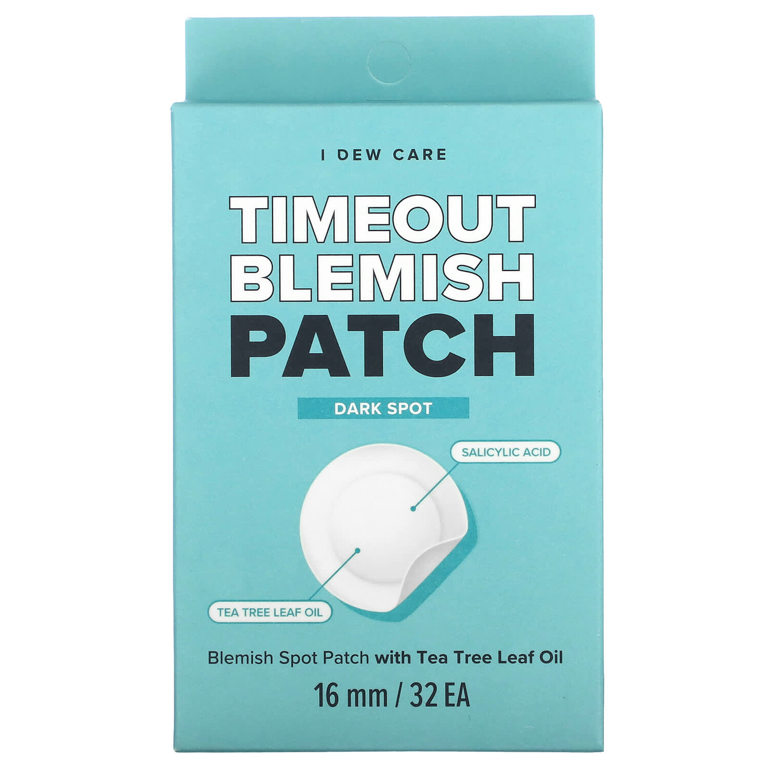

Timeout Blemish Patch, темные пятна, 32 шт., I Dew Care