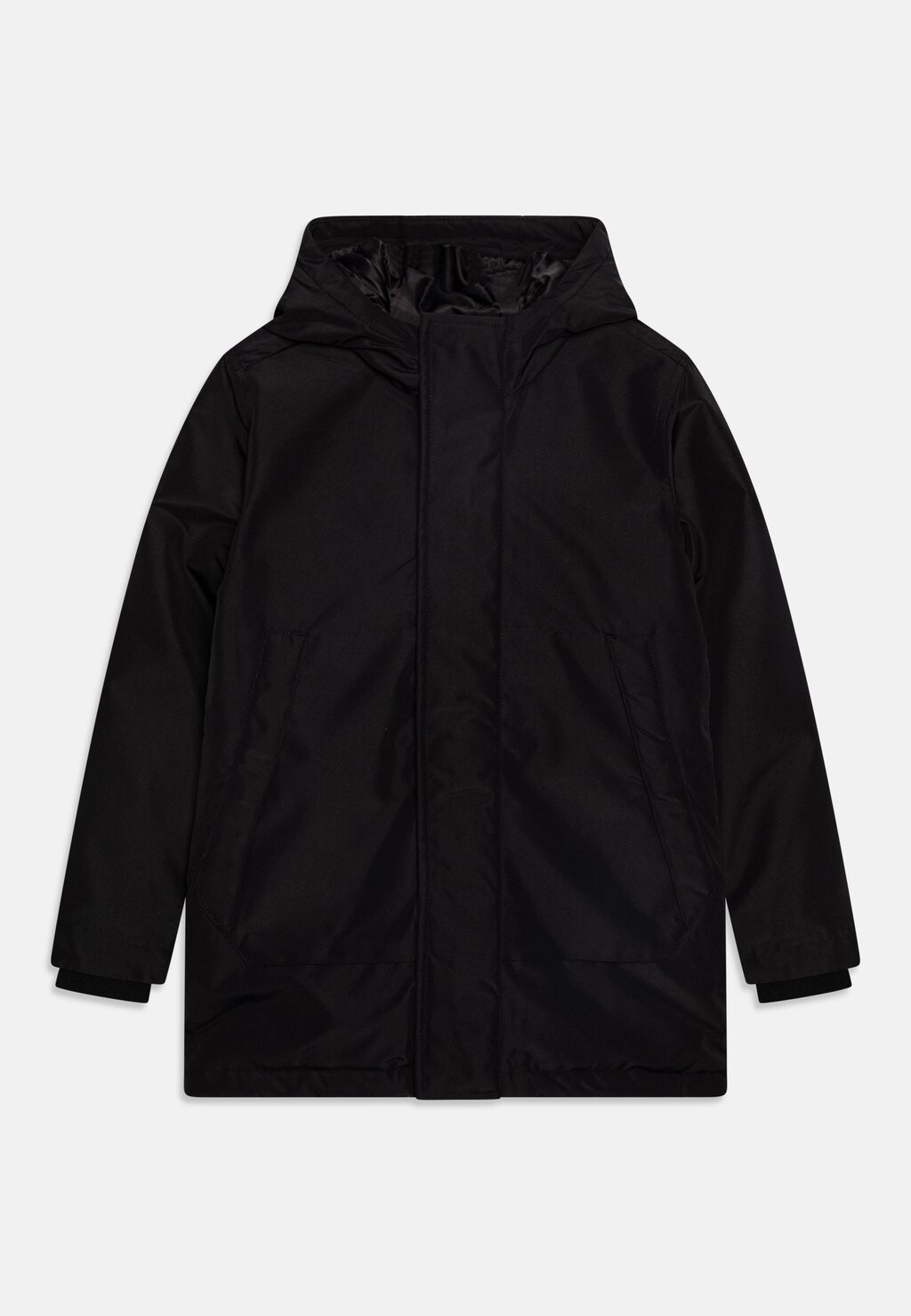 

Зимнее пальто HOODED BOSS Kidswear, цвет black
