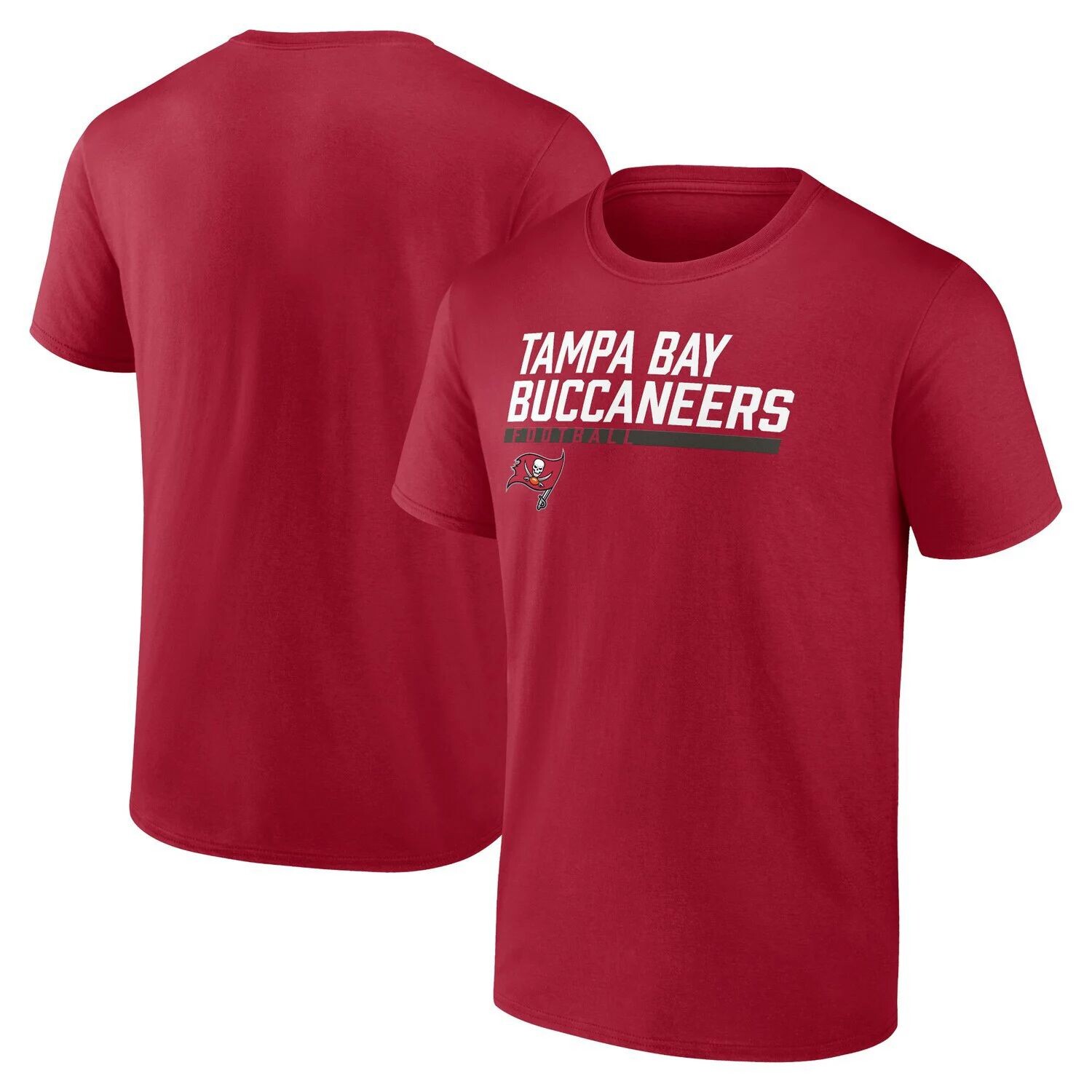 

Мужская красная футболка с логотипом Tampa Bay Buccaneers Fanatics, Красный