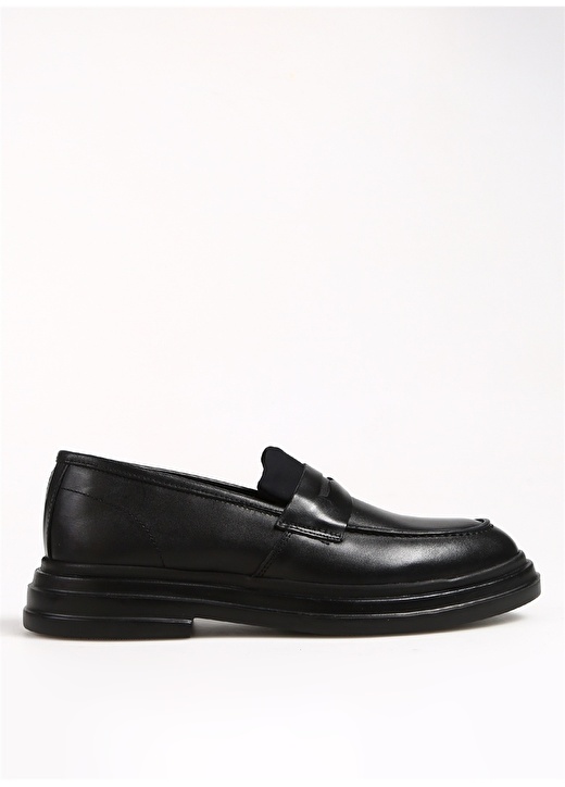 Черные мужские кожаные классические туфли Fabrika