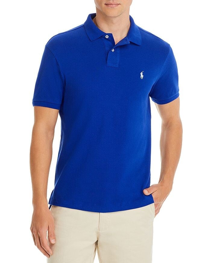 

Сетчатое поло Slim Fit на заказ Polo Ralph Lauren