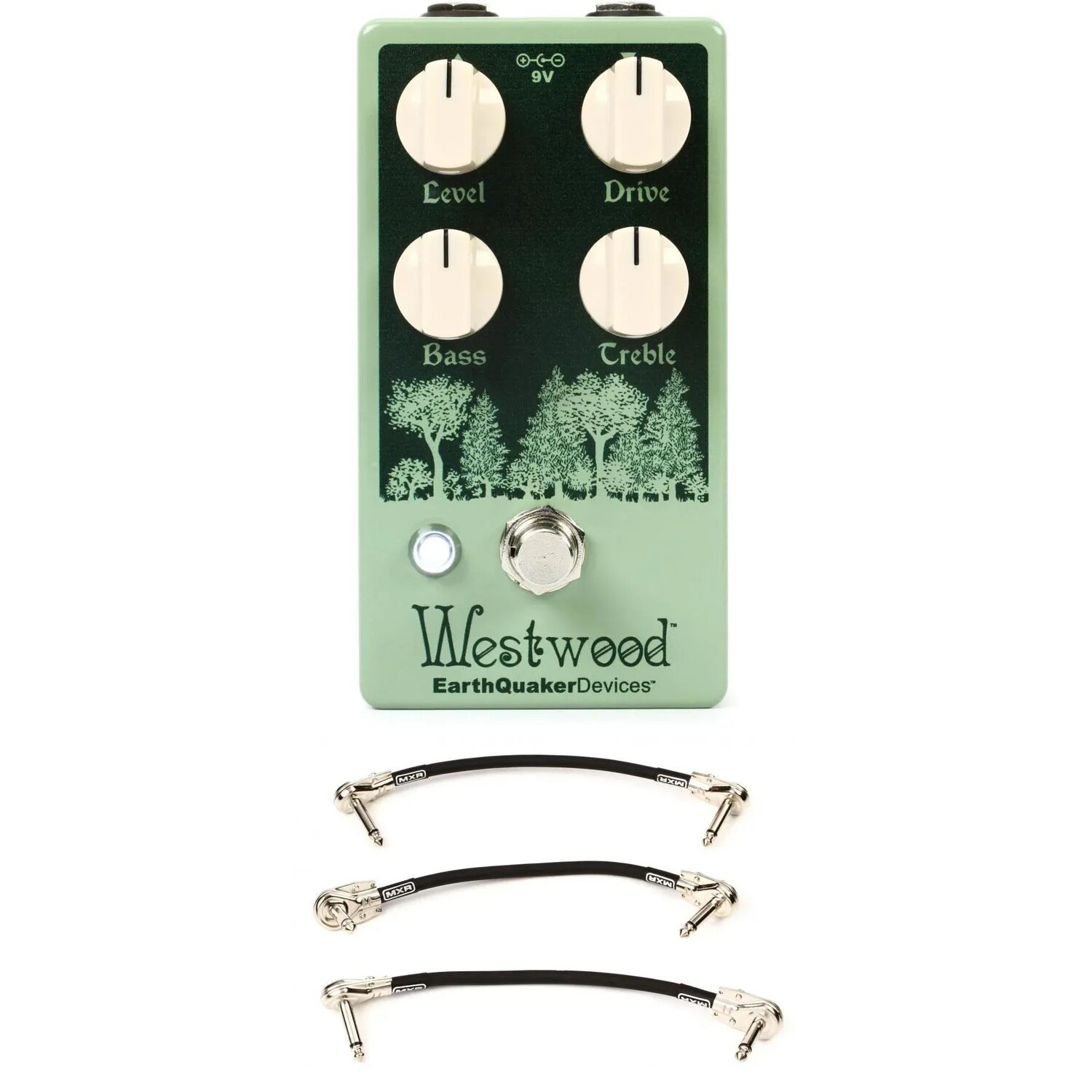 

Полупрозрачный приводной манипулятор EarthQuaker Devices Westwood с 3 соединительными кабелями