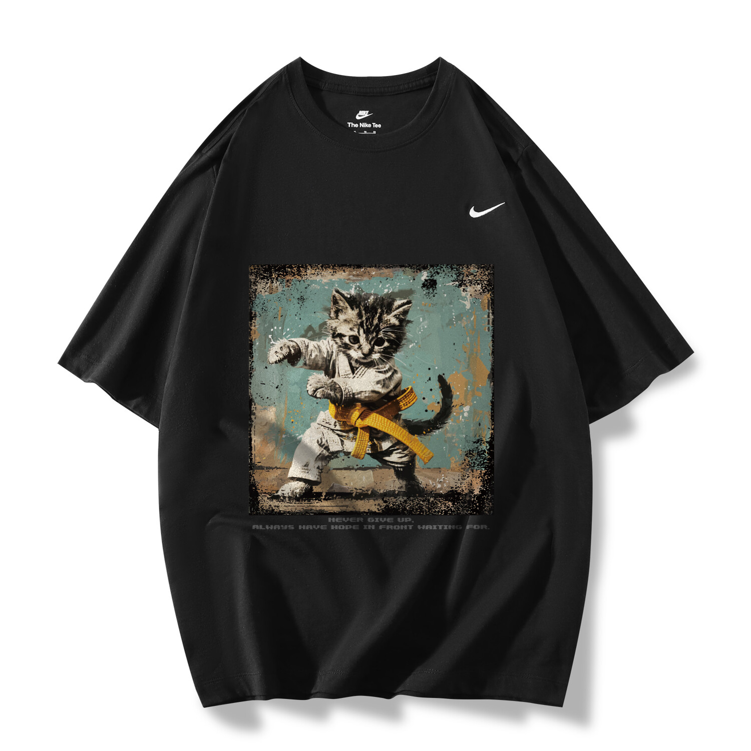 

Футболка унисекс черная Nike, черный