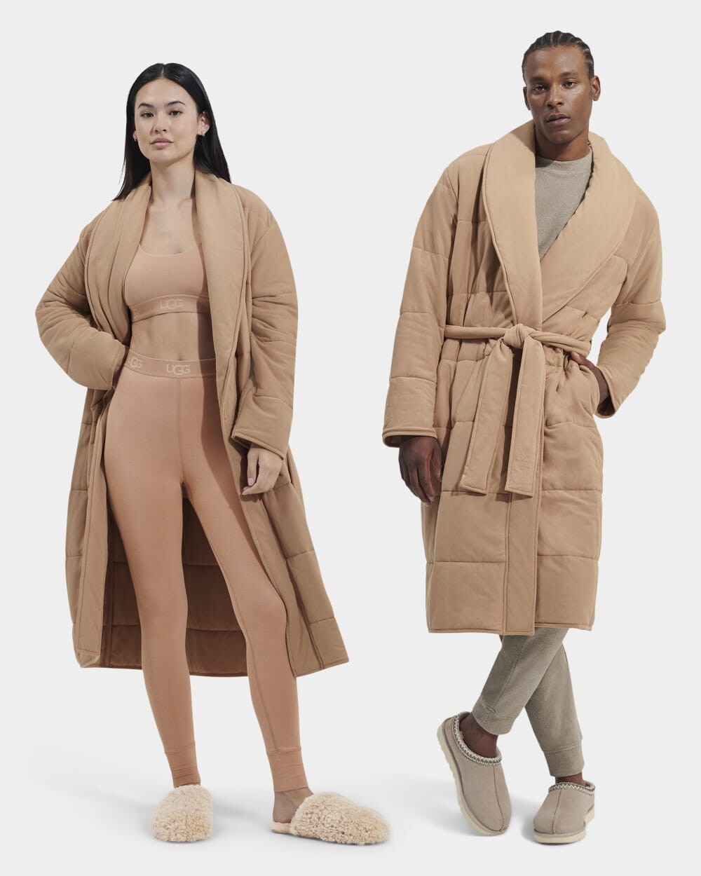 

Халат Quade Quilted Robe UGG, серый