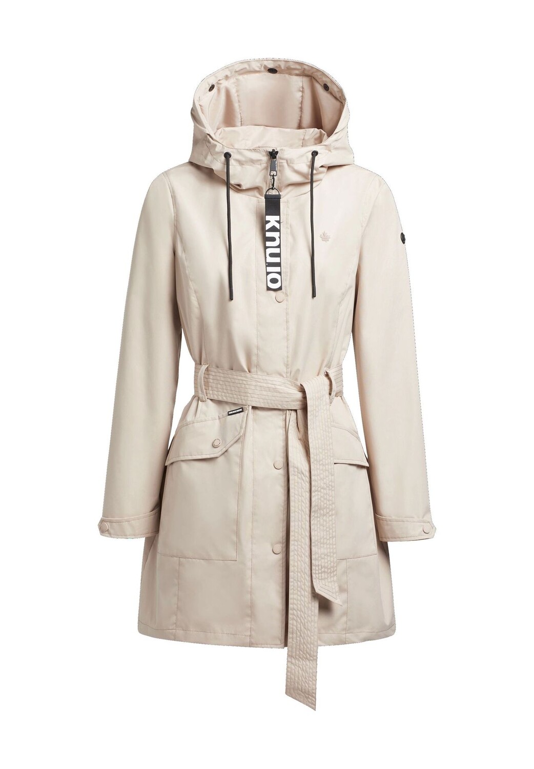 

Парка, на шнурке, с капюшоном, женская Khujotm, цвет Soft Beige
