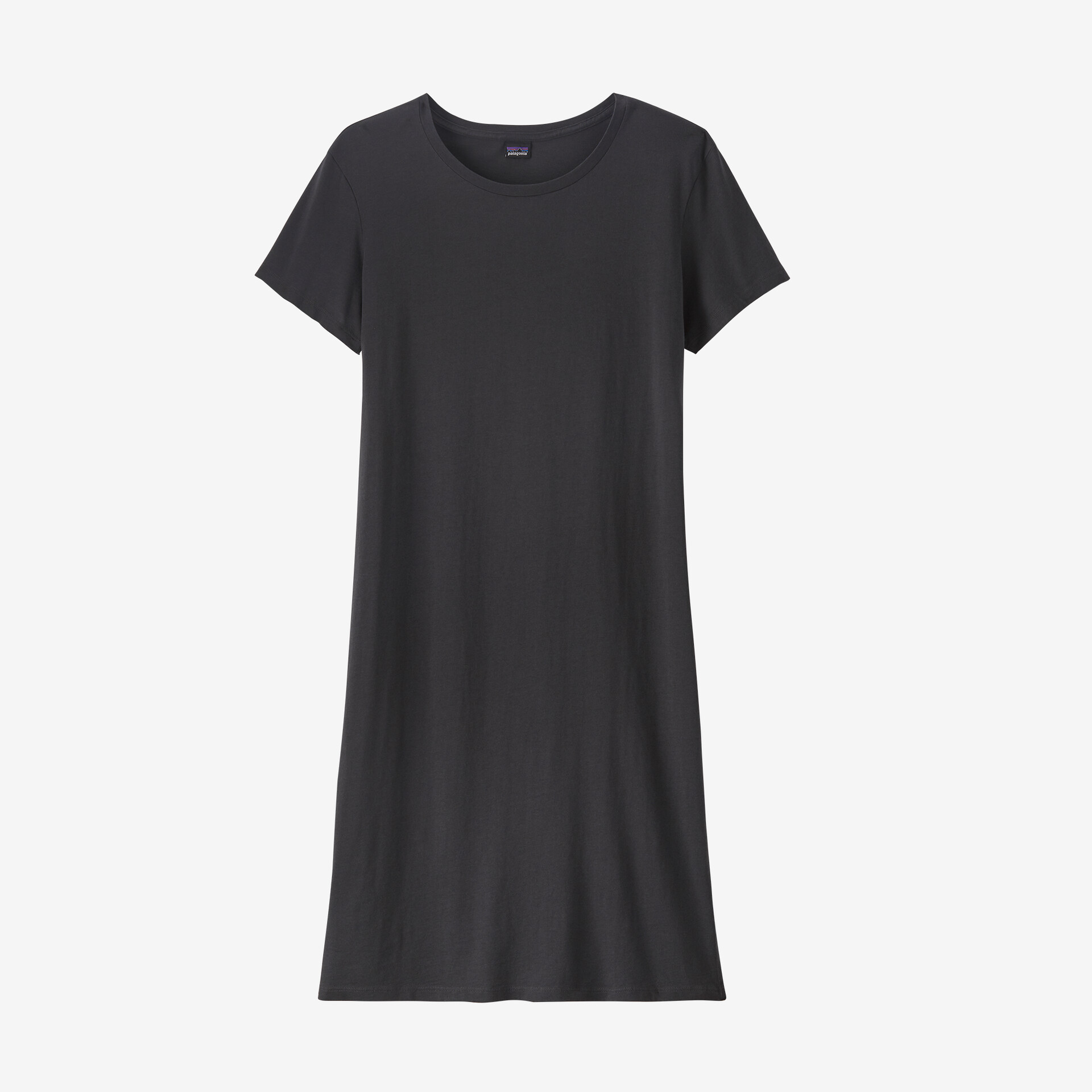 цена Женское платье-футболка из органического сертифицированного регенеративного хлопка Patagonia, черный