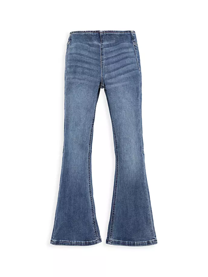 

Расклешенные джинсы Girl's Wood Stock Katiej Nyc, цвет dark wash