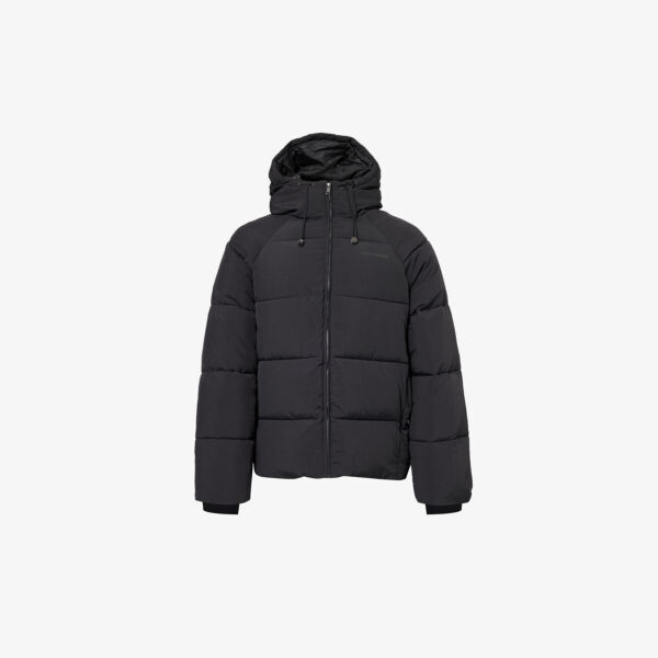 

Утепленная куртка-пуховик с логотипом Daily Paper, черный