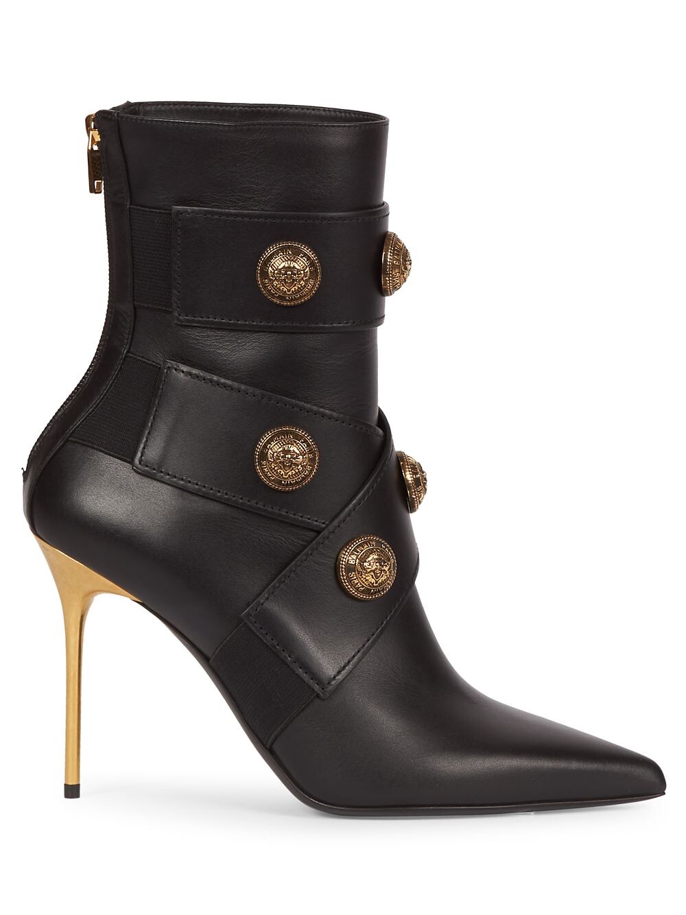 

Кожаные ботильоны Alma Balmain