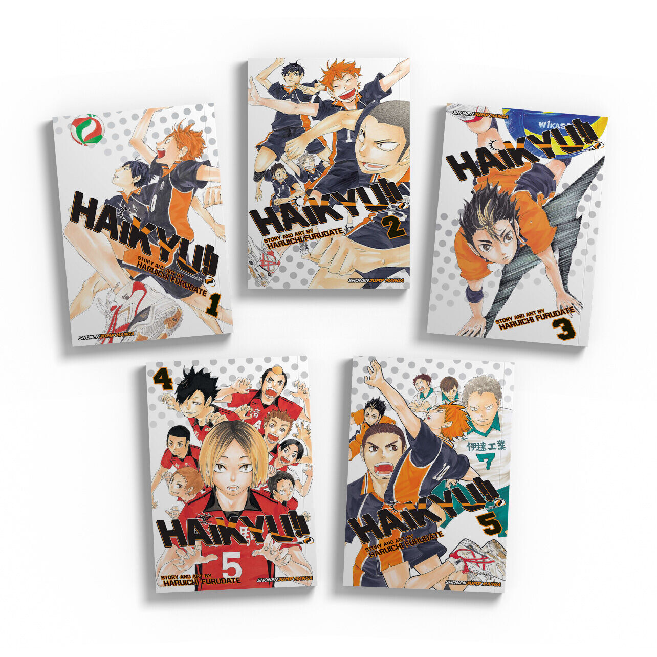 

Манга Haikyu!! Manga (1-5) Bundle