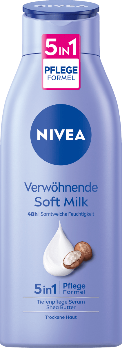 Молочко для тела «Мягкая формула ухода 5в1» 400мл NIVEA нежное молочко для ухода за телом 400мл nivea