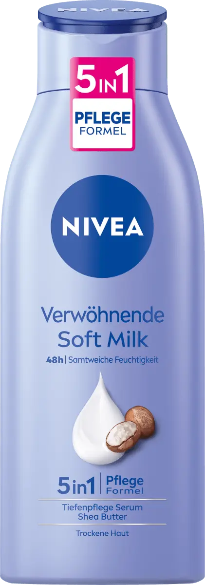 

Молочко для тела «Мягкая формула ухода 5в1» 400мл NIVEA, Синий