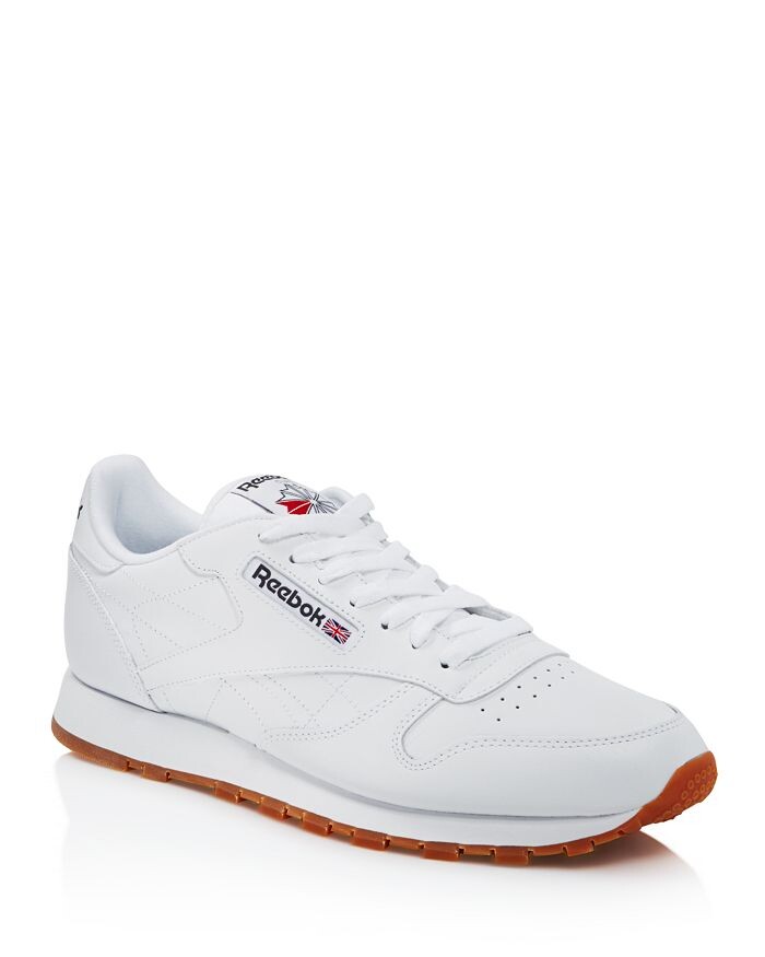 

Мужские классические кожаные кроссовки на шнуровке Reebok
