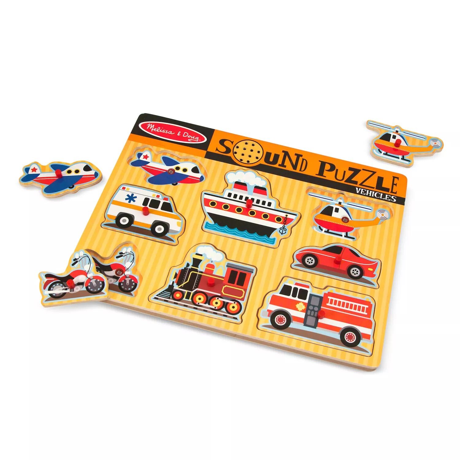 

Звуковая головоломка «Транспорт» Мелиссы и Дага Melissa & Doug