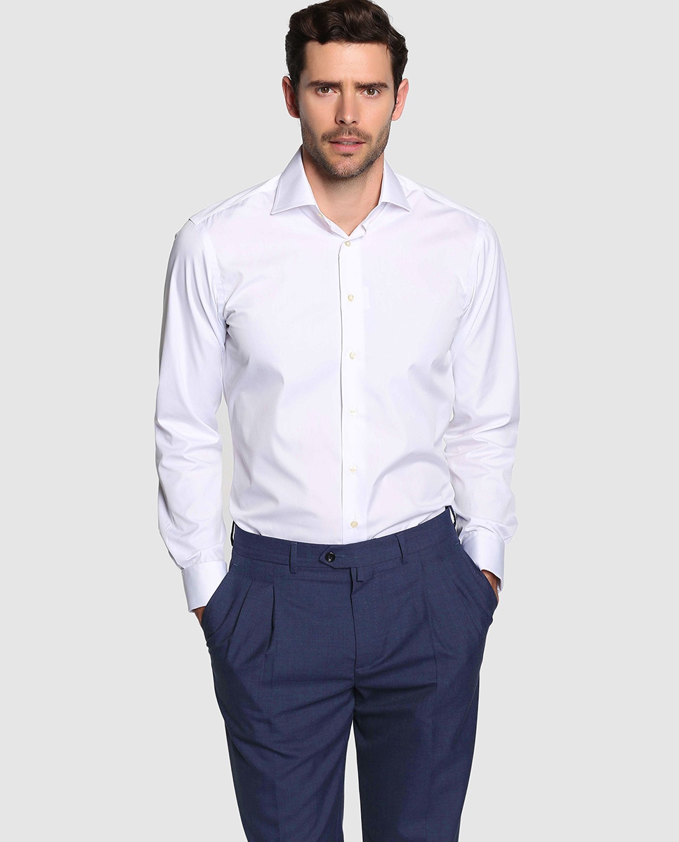 Мужская рубашка Mirto Regular Mirto, белый рубашка с длинным рукавом белая gulliver