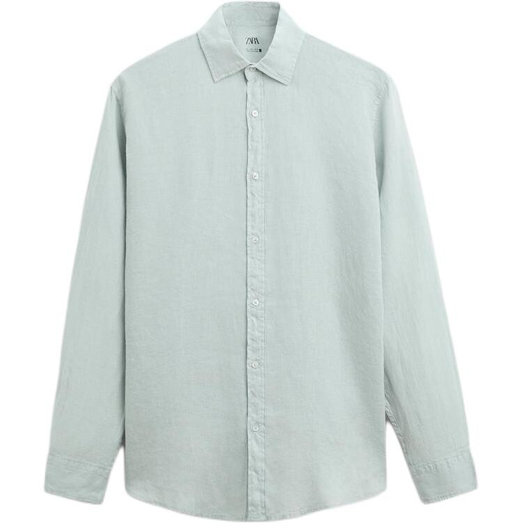 

Рубашка мужская бирюзовая Zara, бирюзовый