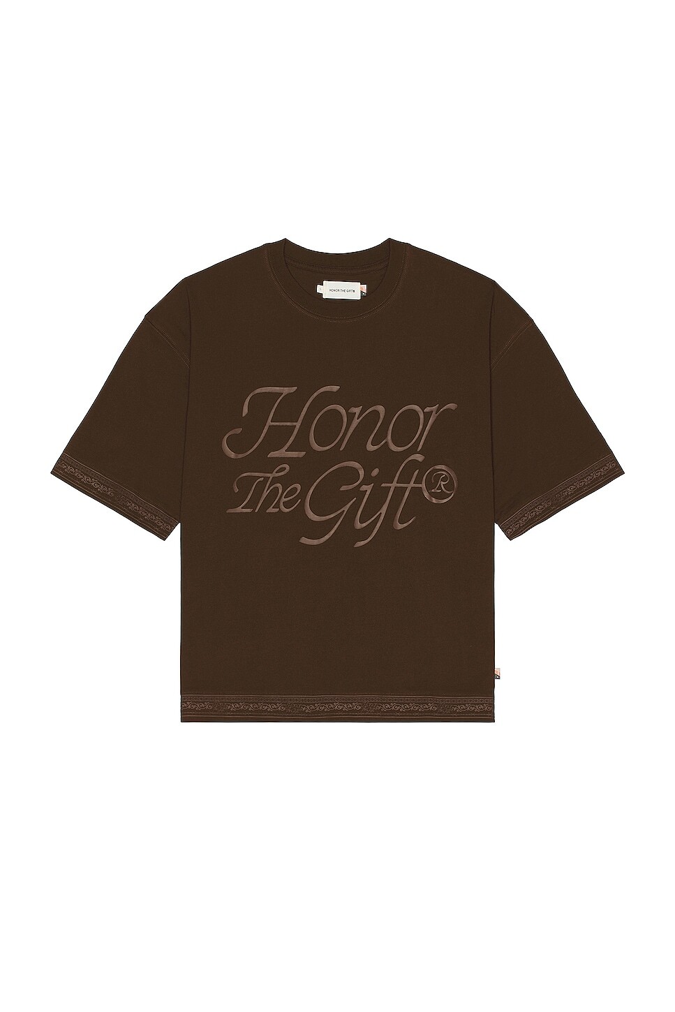 

Футболка Honor The Gift H Box, коричневый