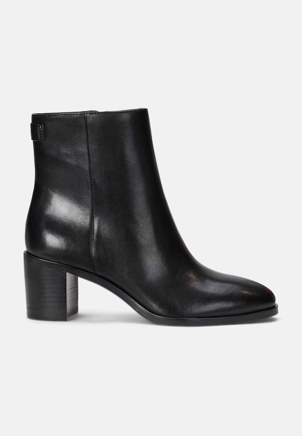 

Ботильоны CASSIE BURNISHED LEATHER BOOTIE Ralph Lauren, черный