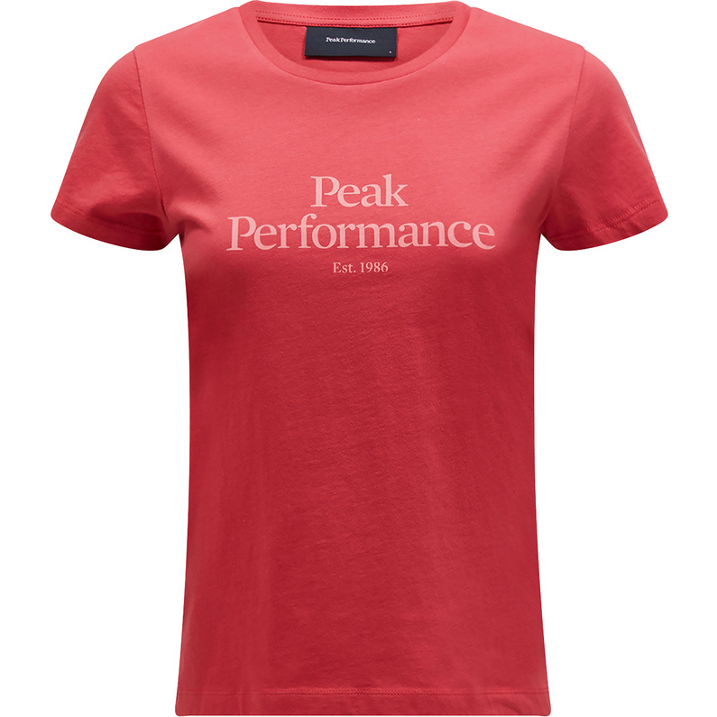 Женская оригинальная футболка Peak Performance, красный
