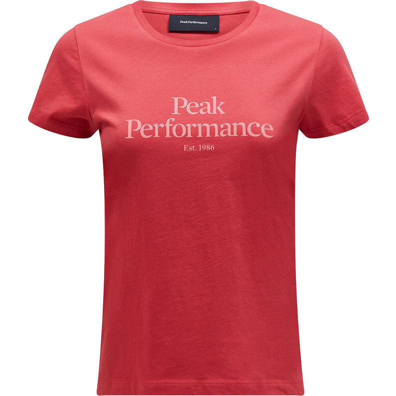 

Женская оригинальная футболка Peak Performance, красный