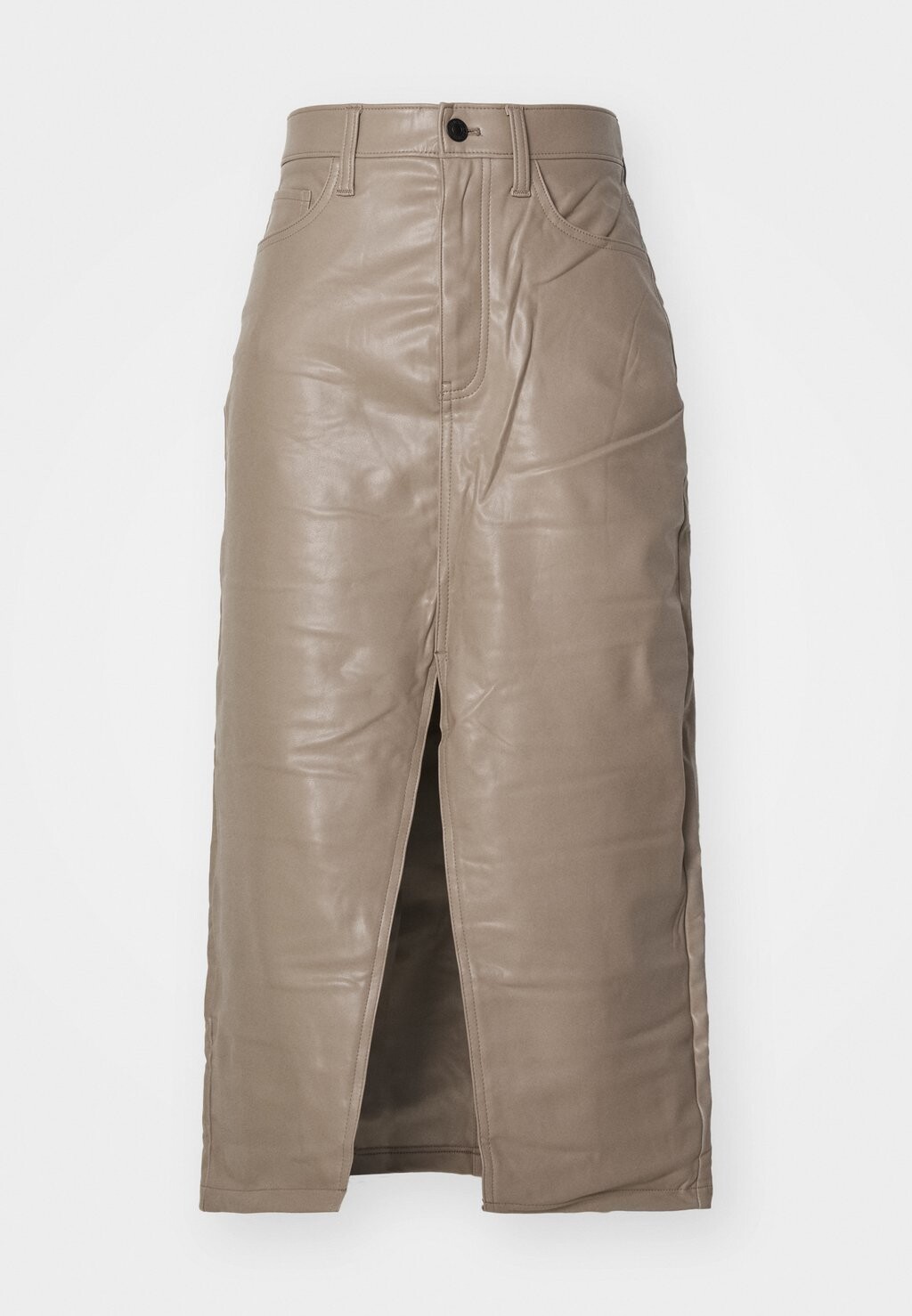 

Юбка-карандаш PENCIL MIDI SKIRT Abercrombie & Fitch, загар