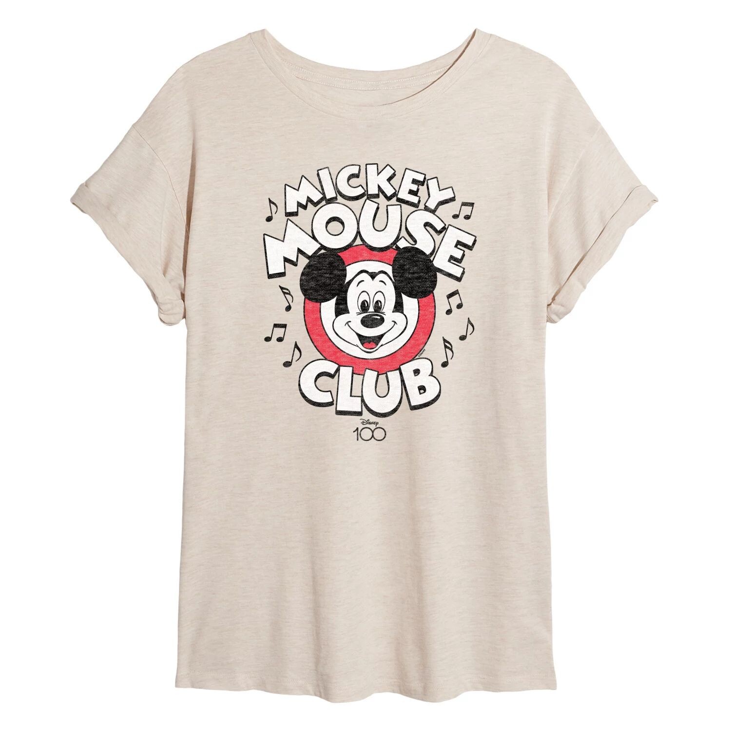 

Струящаяся футболка Disney 100 Junior's Mickey Mouse Club Disney