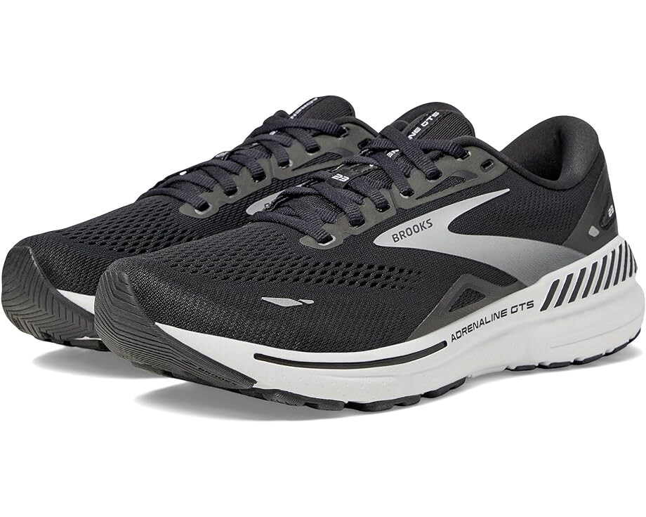 

Кроссовки Brooks Adrenaline GTS 23, цвет Black/White/Silver