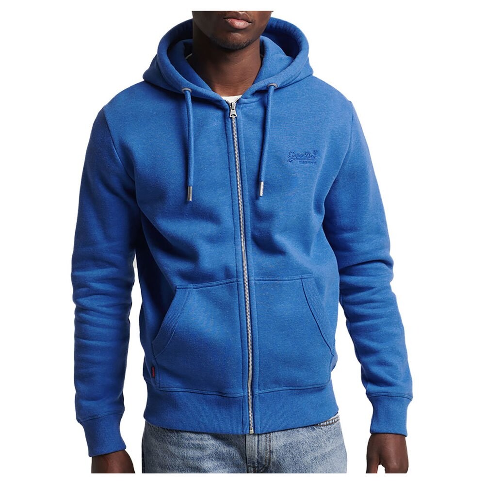 

Худи Superdry Vintage Logo Emb Track Full Zip, синий