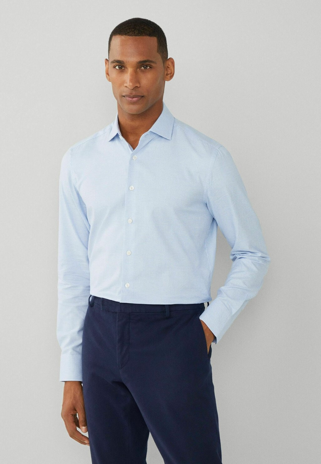 

Рубашка Hackett London, синий