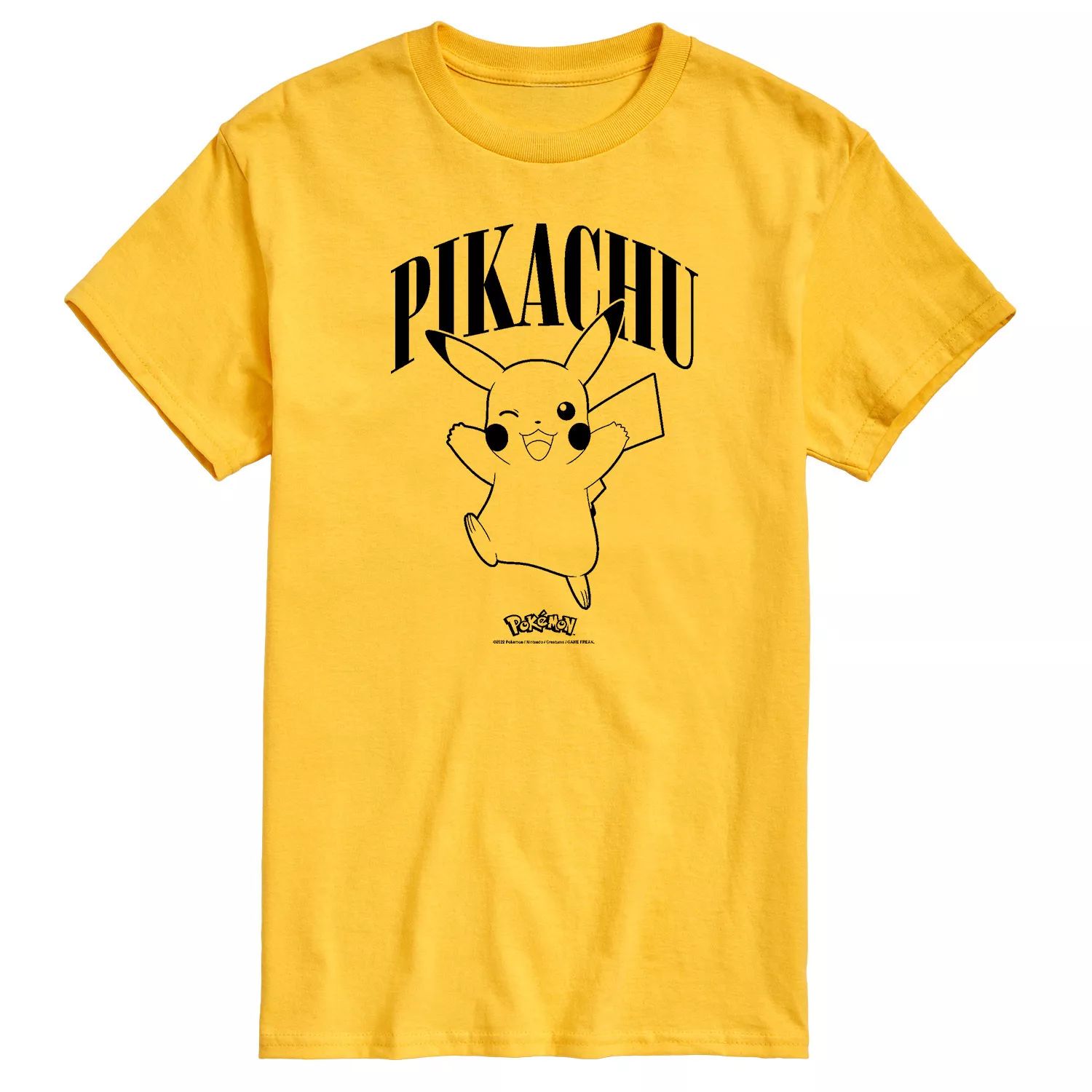 Мужская легкая футболка Pokémon Pikachu Licensed Character
