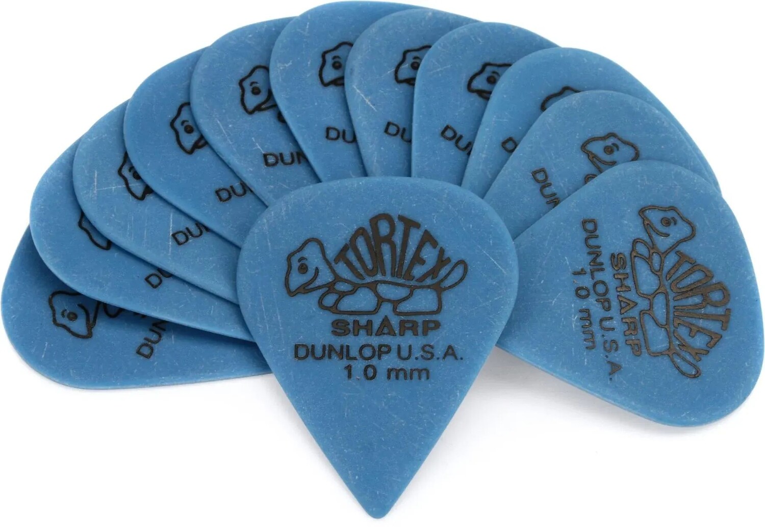 

Медиаторы Dunlop 412P100 Tortex Sharp, синие, 1,00 мм (12 шт.)