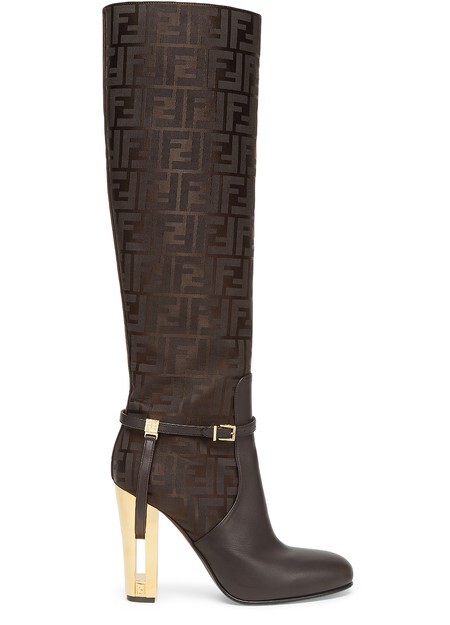 

Сапоги Дельфина Fendi, темно-серый