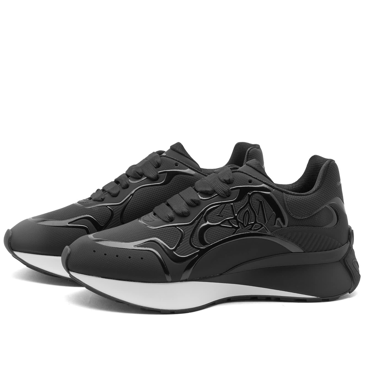 

Кроссовки Alexander Mcqueen Sprint Runner, цвет Black & White