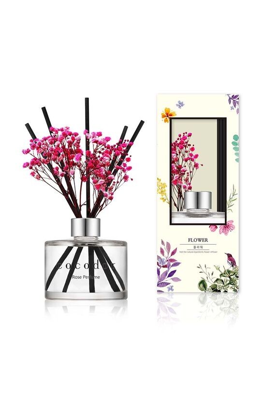 

Ароматический диффузор Flower Rose Perfume 200 мл Cocodor, мультиколор