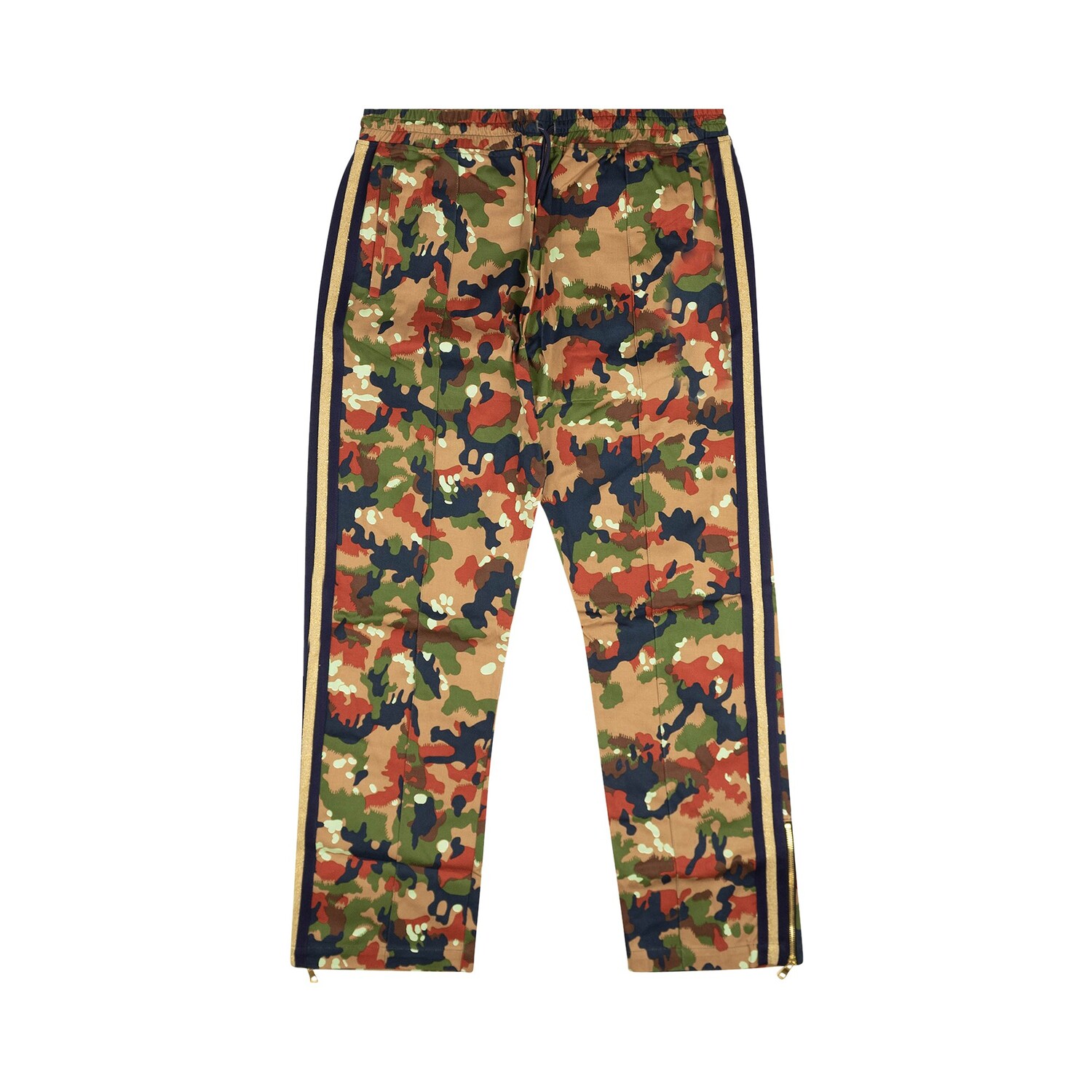 

Спортивные брюки с боковыми полосками Just Don Camo Camp, цвет Зеленый