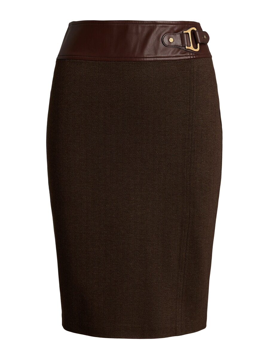 

Юбка Lauren Ralph Lauren Skirt FANZISKA, пятнистый зеленый
