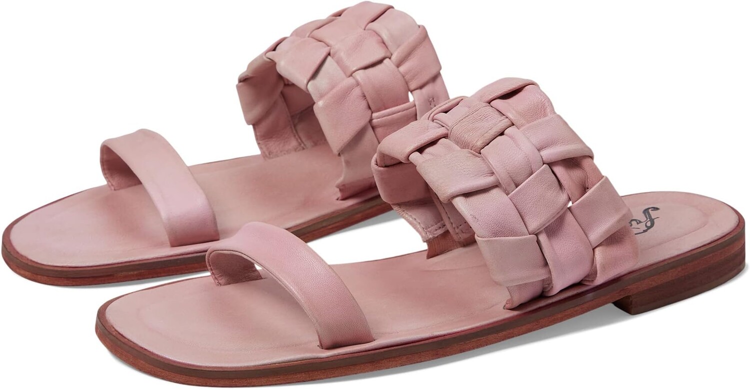 

Сандалии на плоской подошве Woven River Sandal Free People, цвет Perfect Pink
