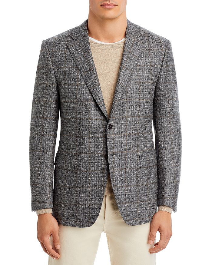 

Спортивное пальто классического кроя в клетку Siena Windowpane Canali