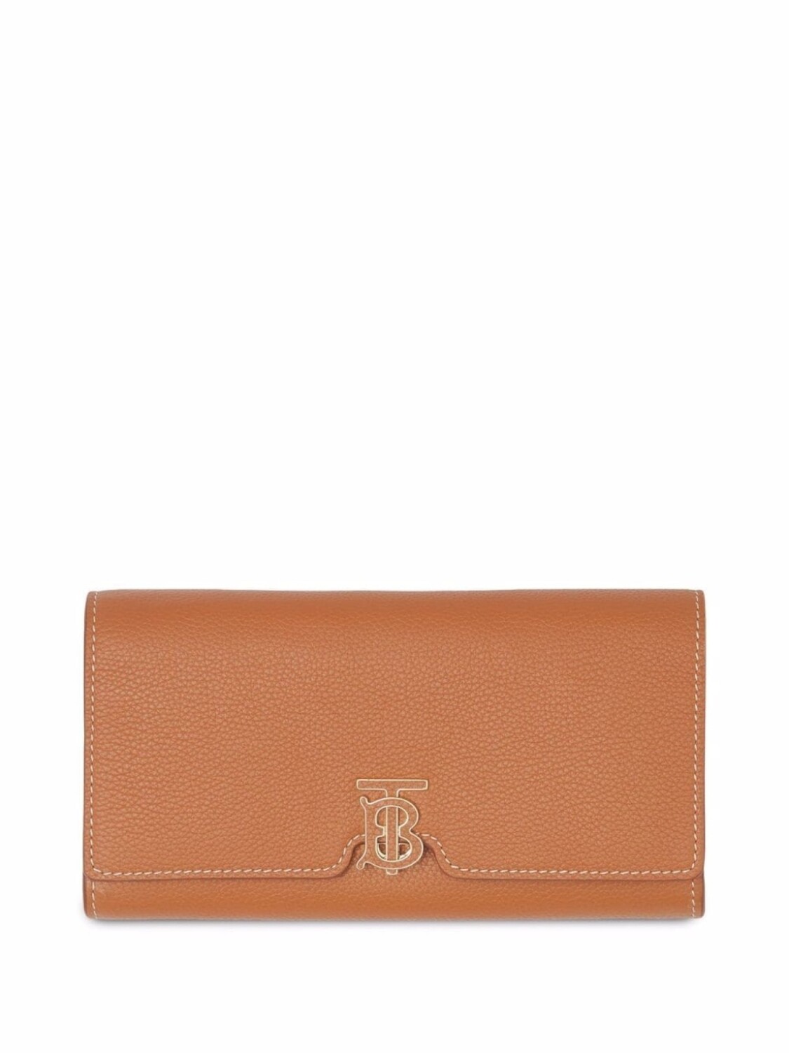 

Burberry кошелек с монограммой, коричневый
