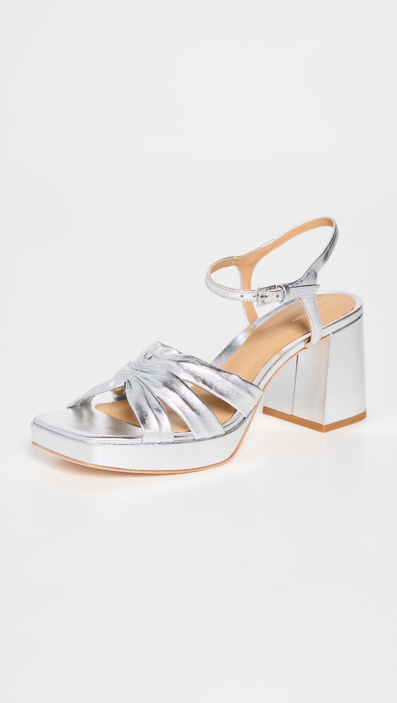 

Сандалии Reformation Maize Platform, серебряный