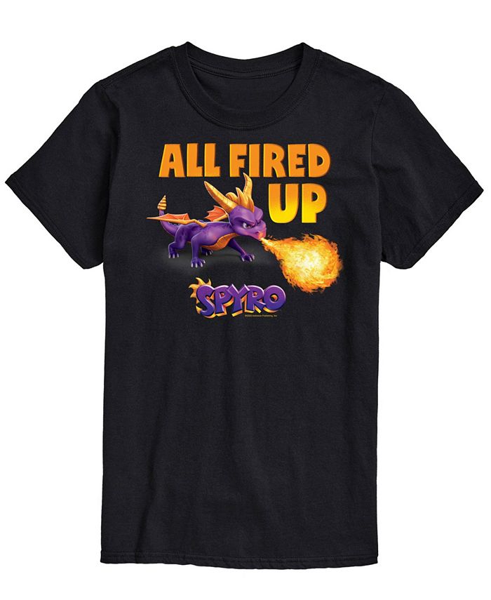 Мужская футболка Spyro All Fired Up AIRWAVES, черный