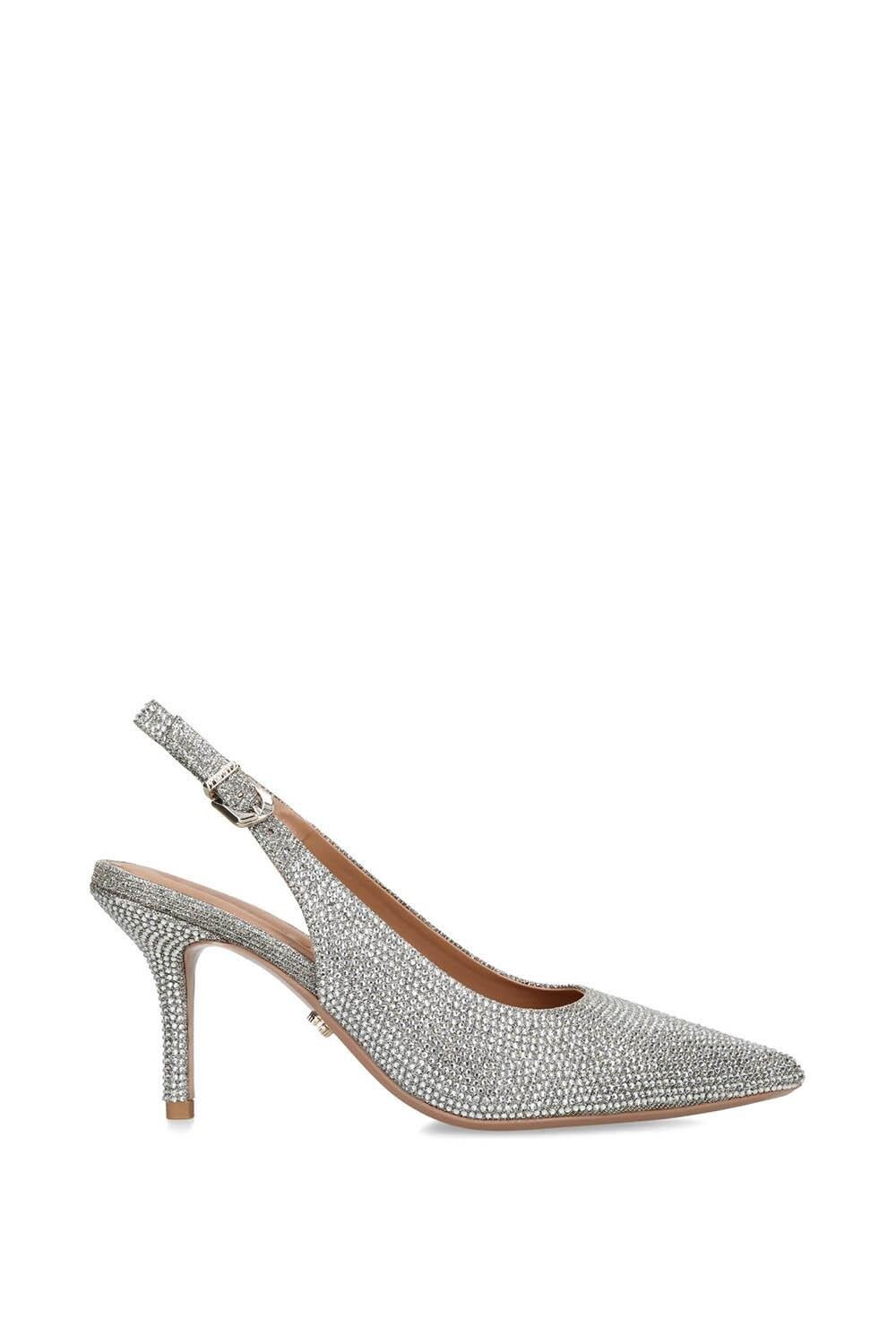 

Туфли из ткани Symmetry Sling 90 на каблуке Carvela, золото, Желтый