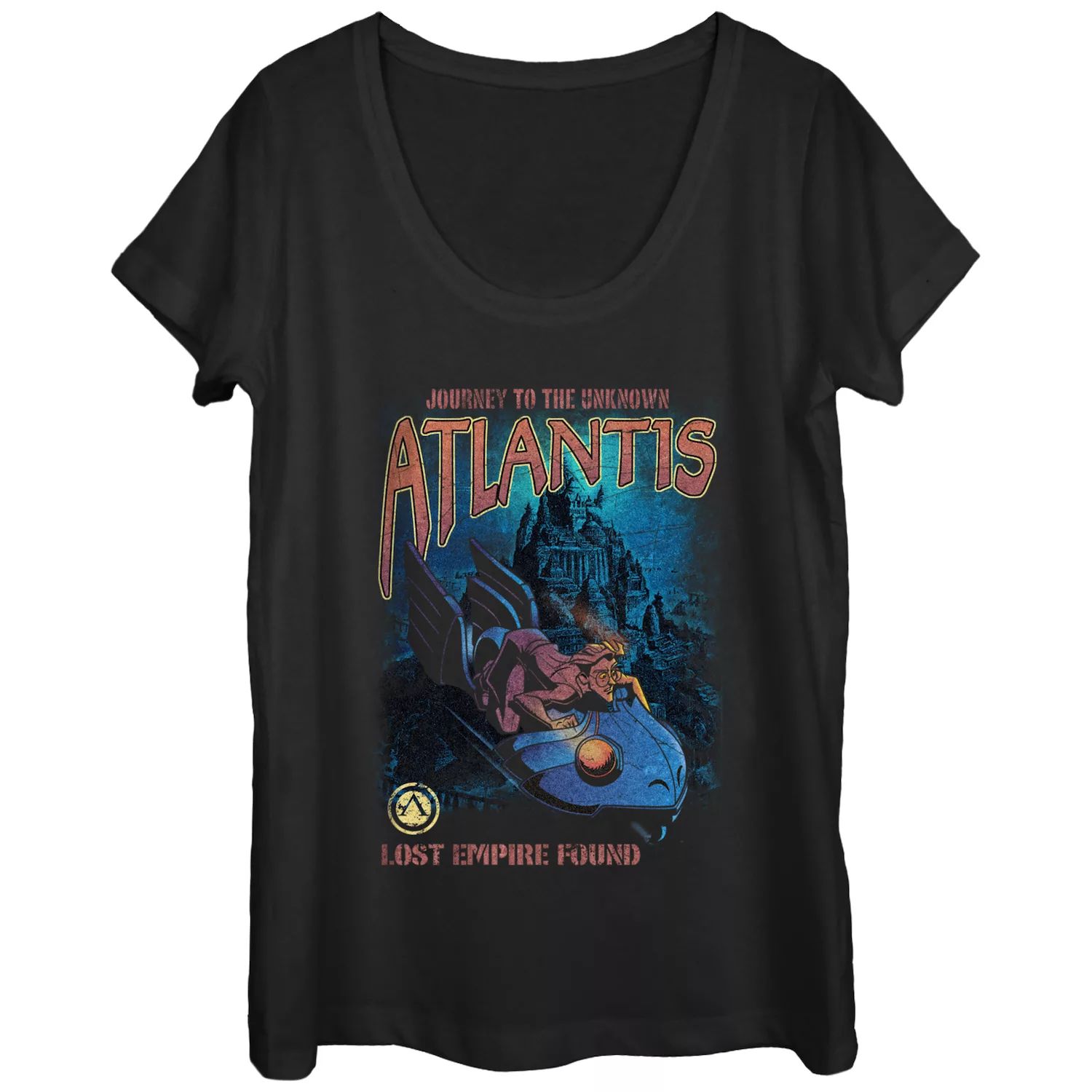 Футболка Disney Atlantis Journey To The Unknown для юниоров Licensed Character the journey to atlantis