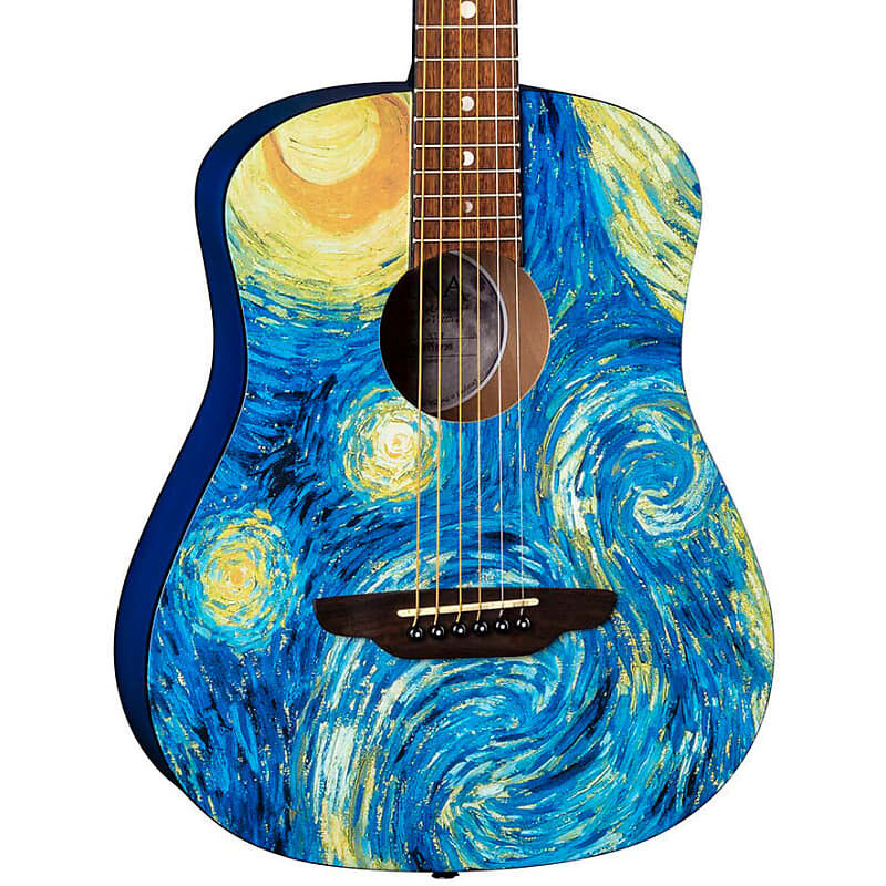

Акустическая гитара Luna Guitars Safari Starry Night Travel Acoustic Guitar