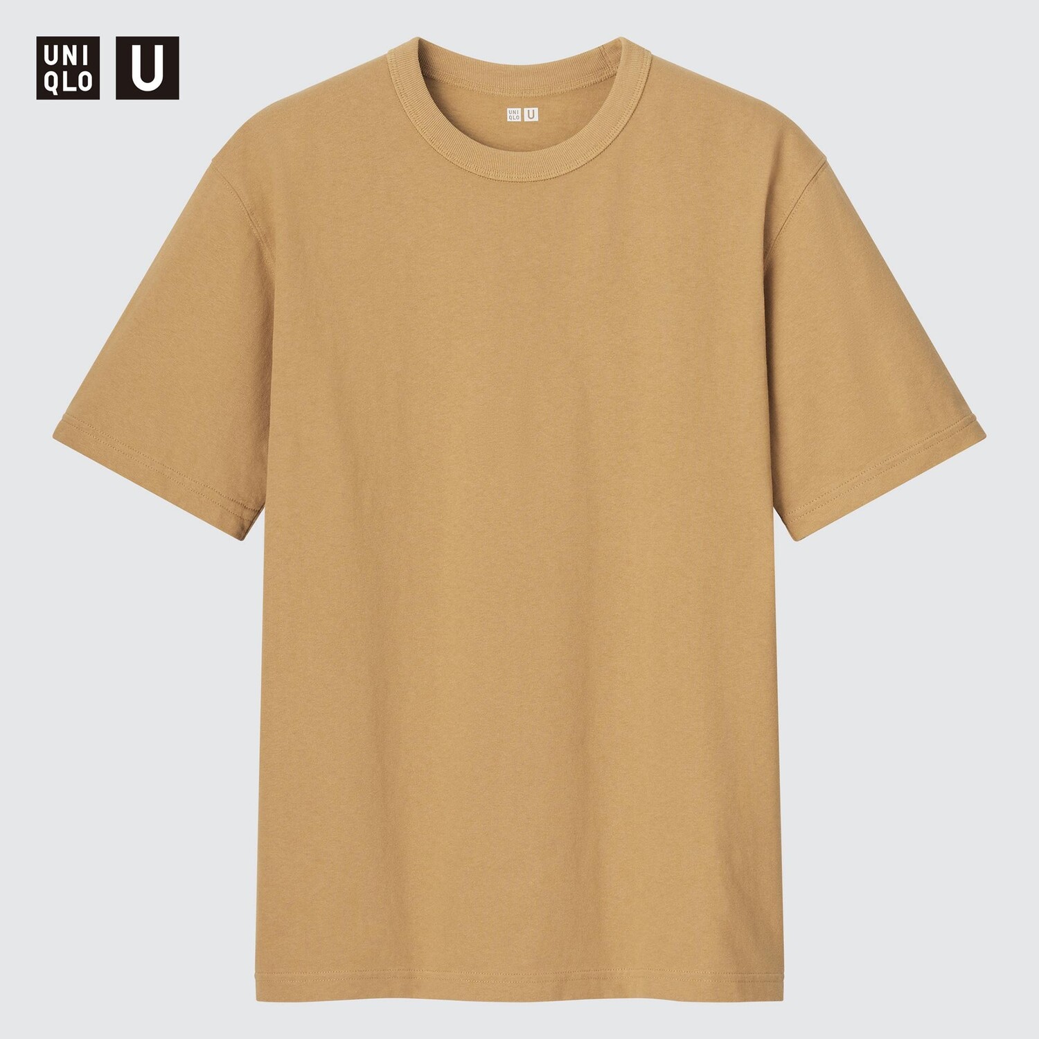 

Футболка Uniqlo U с круглым вырезом и короткими рукавами Uniqlo, желтый