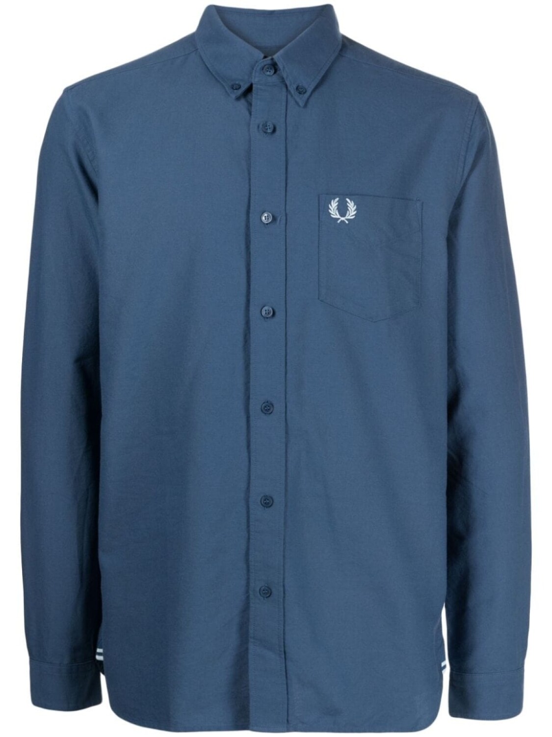 

Fred Perry рубашка с вышитым логотипом, синий