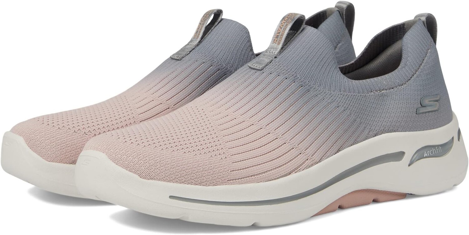 

Кроссовки Go Walk Arch Fit - Ocean Vibes SKECHERS Performance, цвет Gray/Pink, Серый