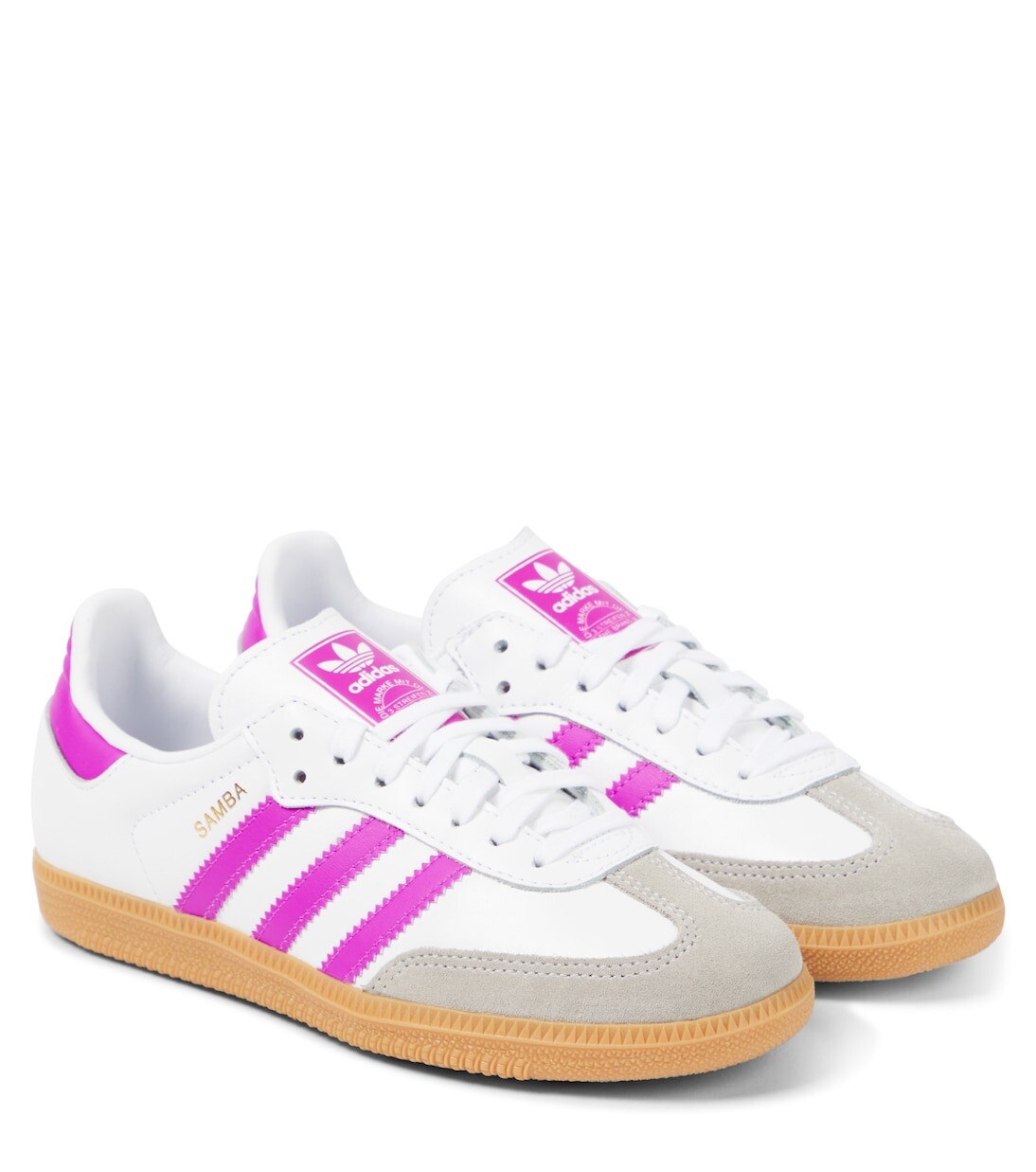

Кожаные кроссовки Samba OG Adidas Originals, белый