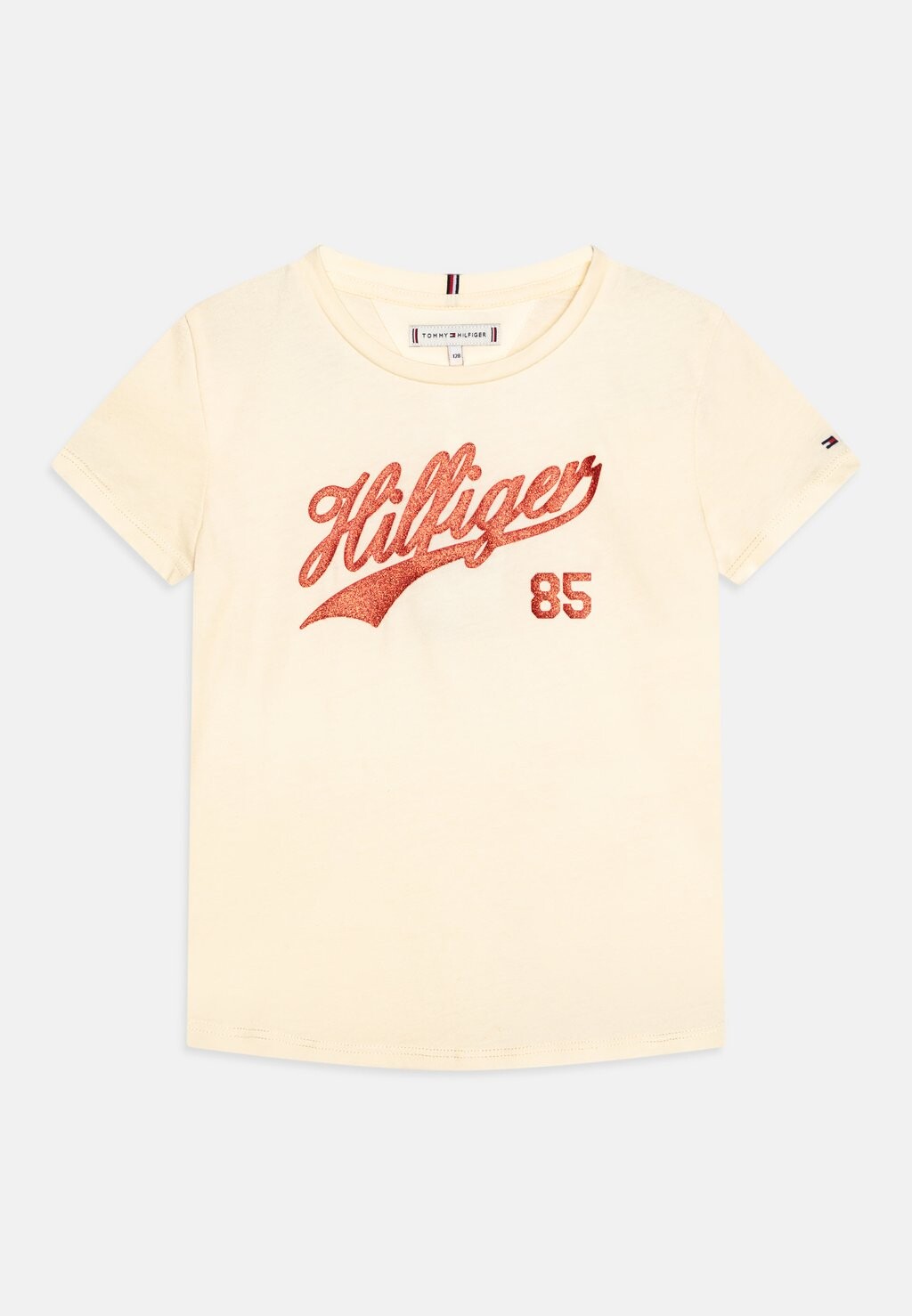 

Футболка с принтом Script Tee Tommy Hilfiger, цвет calico
