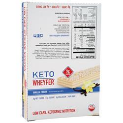 Convenient Nutrition Батончик Keto Wheyfer с ванильным кремом 10 батончиков цена и фото